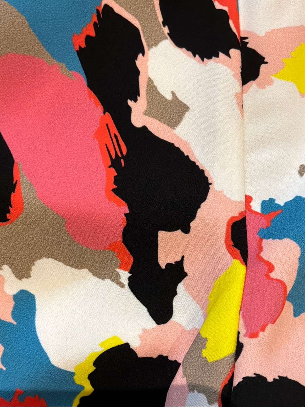 Marc Cain Multi-Color Abstract Print Bomber Jacket - Picture 3 of 7